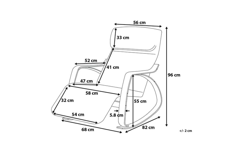 Weston Gungstol - Beige - Möbler - Fåtölj & stolar - Snurrstol & Gungstol
