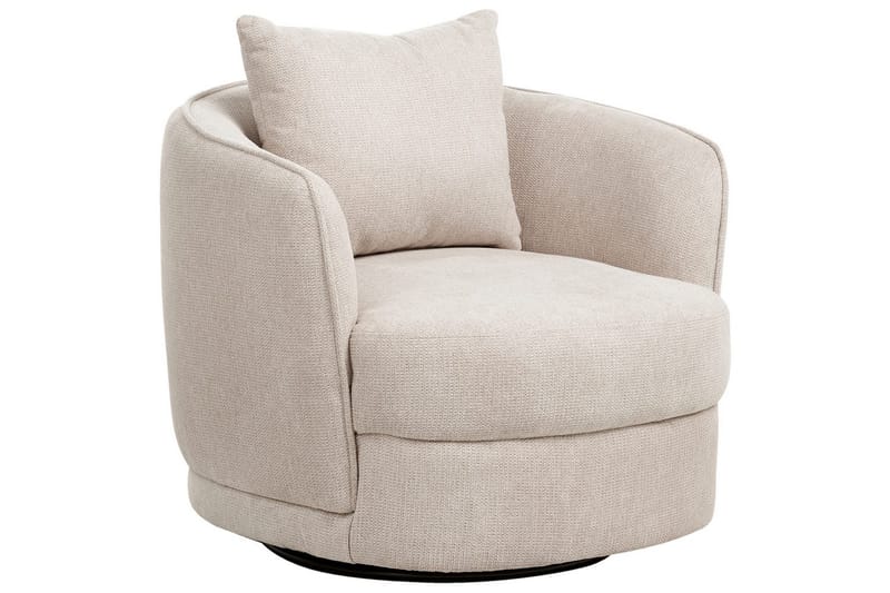 Svängbar fåtölj Andalen - Beige - Möbler - Fåtölj & stolar - Fåtölj