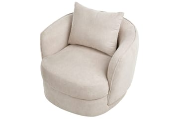 Svängbar fåtölj Andalen - Beige - Möbler - Fåtölj & stolar - Fåtölj