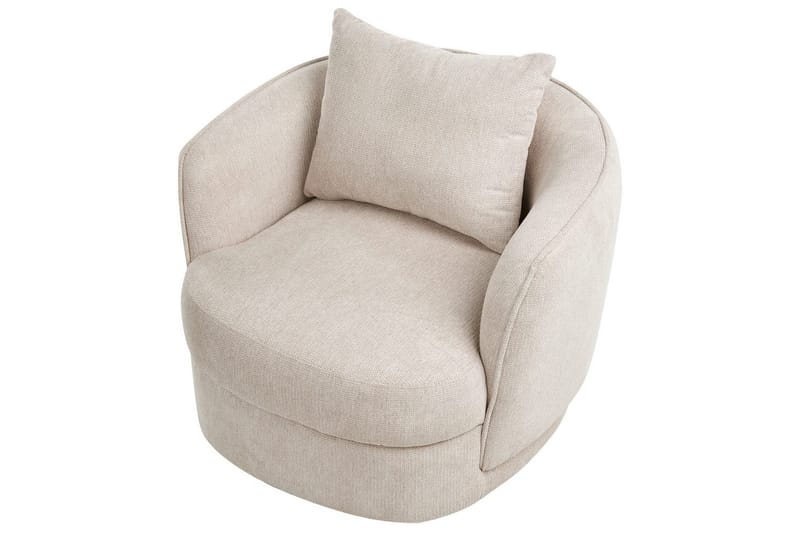 Svängbar fåtölj Andalen - Beige - Möbler - Fåtölj & stolar - Fåtölj
