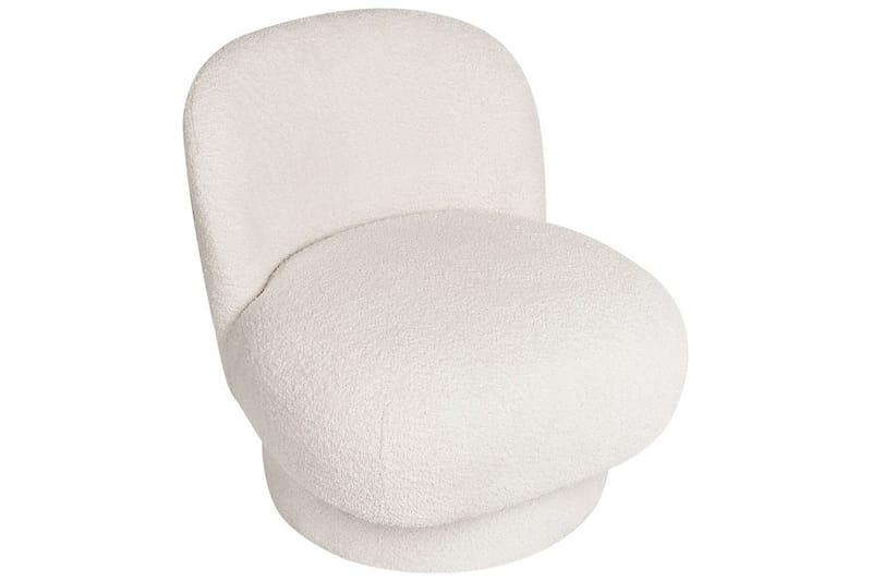 Svängbar fåtölj Aylo - Vit - Möbler - Fåtölj & stolar - Fåtölj