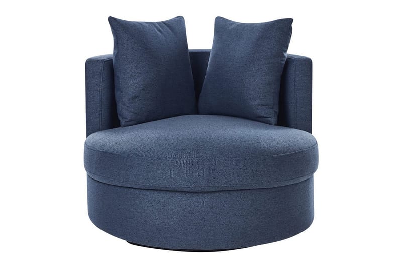 Svängbar fåtölj Dalby - Blå - Möbler - Fåtölj & stolar - Fåtölj