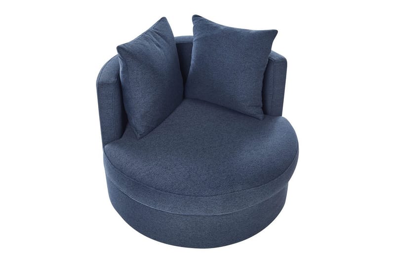 Svängbar fåtölj Dalby - Blå - Möbler - Fåtölj & stolar - Fåtölj
