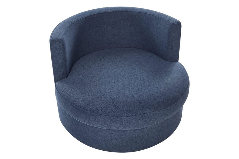 Svängbar fåtölj Dalby - Blå - Möbler - Fåtölj & stolar - Fåtölj