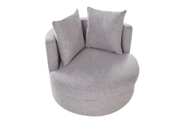 Svängbar fåtölj Dalby - Grå - Möbler - Fåtölj & stolar - Fåtölj