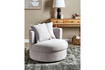 Svängbar fåtölj Dalby - Grå - Möbler - Fåtölj & stolar - Fåtölj