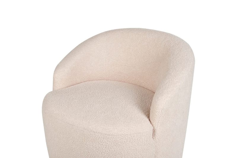 Svängbar fåtölj Davik - Beige, svart - Möbler - Fåtölj & stolar - Fåtölj