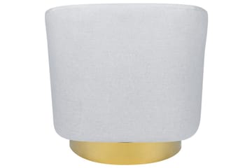 Svängbar fåtölj Lavik - Grå, guld - Möbler - Fåtölj & stolar - Fåtölj