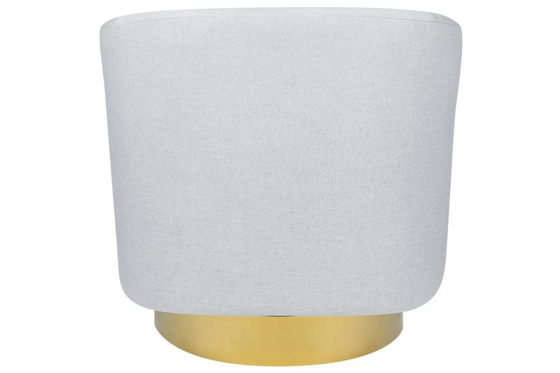 Svängbar fåtölj Lavik - Grå, guld - Möbler - Fåtölj & stolar - Fåtölj