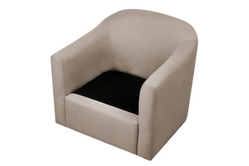 Svängbar fåtölj Magnor - Beige, svart - Möbler - Fåtölj & stolar - Fåtölj