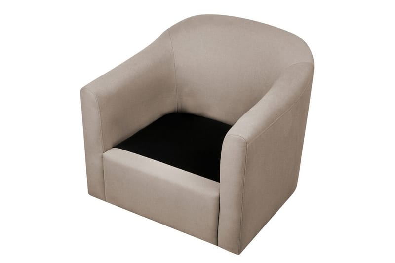 Svängbar fåtölj Magnor - Beige, svart - Möbler - Fåtölj & stolar - Fåtölj