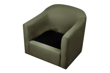 Svängbar fåtölj Magnor - Grön, Svart - Möbler - Fåtölj & stolar - Fåtölj