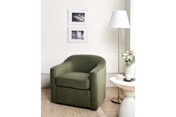 Svängbar fåtölj Magnor - Grön, Svart - Möbler - Fåtölj & stolar - Fåtölj