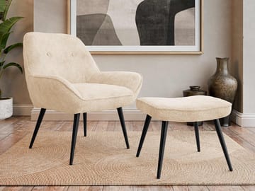 Sylvar Fåtölj - Beige - Möbler - Fåtölj & stolar - Fåtölj