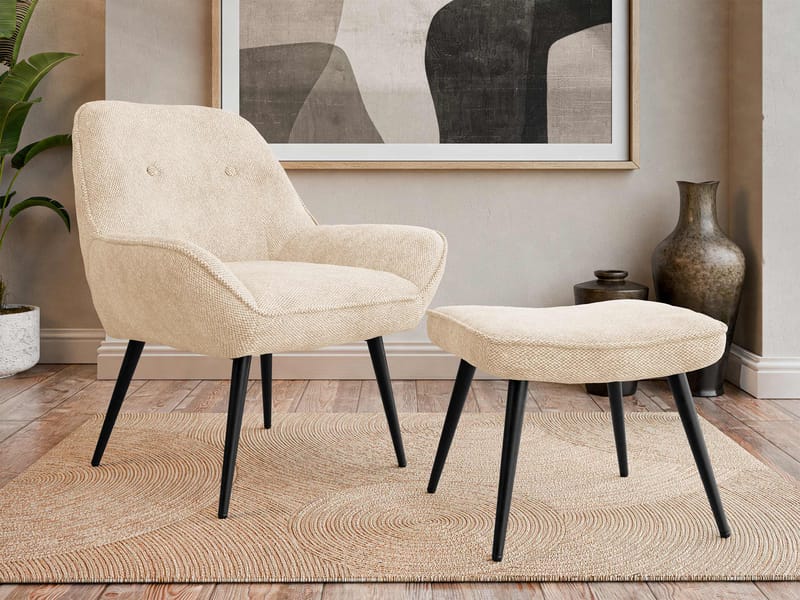 Sylvar Fåtölj - Beige - Möbler - Fåtölj & stolar - Fåtölj