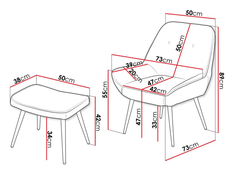 Sylvar Fåtölj - Grå - Möbler - Fåtölj & stolar - Fåtölj