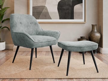 Sylvar Fåtölj - Grå - Möbler - Fåtölj & stolar - Fåtölj