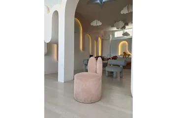 Tavsan Fåtölj - Rosa - Möbler - Barnmöbler - Barnstol - Barnfåtölj