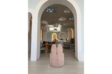 Tavsan Fåtölj - Rosa - Möbler - Barnmöbler - Barnstol - Barnfåtölj