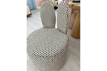 Tavsan Fåtölj - Svart/Vit - Möbler - Barnmöbler - Barnstol - Barnfåtölj