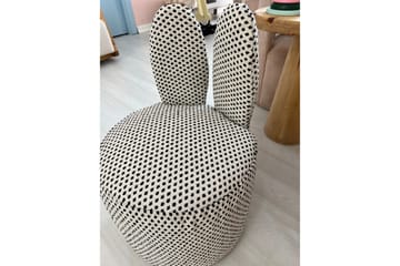 Tavsan Fåtölj - Svart/Vit - Möbler - Barnmöbler - Barnstol - Barnfåtölj