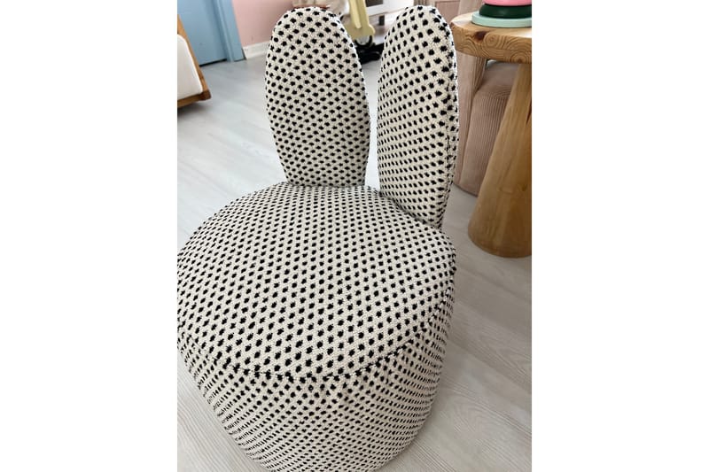 Tavsan Fåtölj - Svart/Vit - Möbler - Barnmöbler - Barnstol - Barnfåtölj