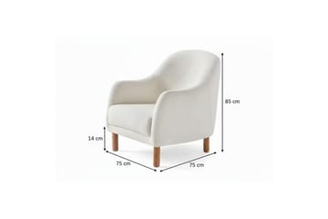 Torrelis Fåtölj - Vit - Möbler - Fåtölj & stolar - Fåtölj