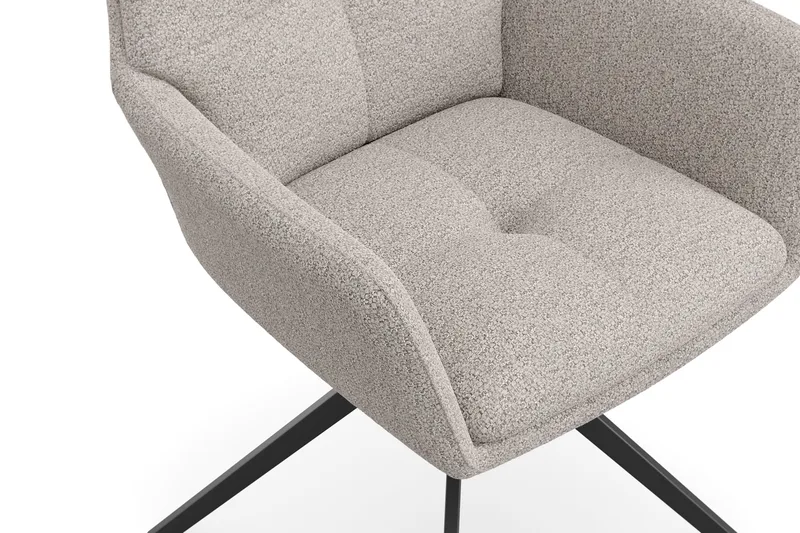 Torsby Snurrstol - Mörkbeige - Möbler - Fåtölj & stolar - Matstol & köksstol