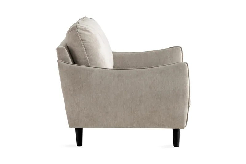 Trend Lyx Fåtölj - Beige/Svart - Möbler - Fåtölj & stolar - Fåtölj