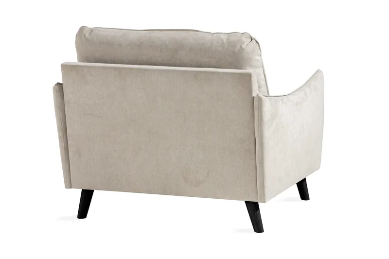 Trend Lyx Fåtölj - Beige/Svart - Möbler - Fåtölj & stolar - Fåtölj