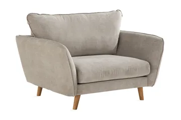 Trend Lyx Fåtölj i Tyg - Beige - Möbler - Fåtölj & stolar - Fåtölj