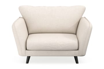 Trend Lyx Fåtölj i Tyg - Gräddvit - Möbler - Fåtölj & stolar - Fåtölj