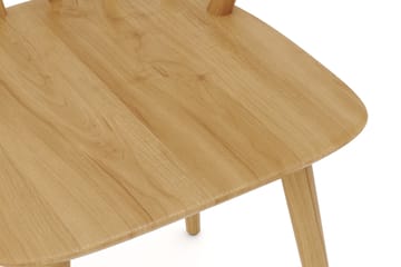 Tyrö Karmstol & matstol i massiv trä - Brun ek - Möbler - Fåtölj & stolar - Matstol & köksstol