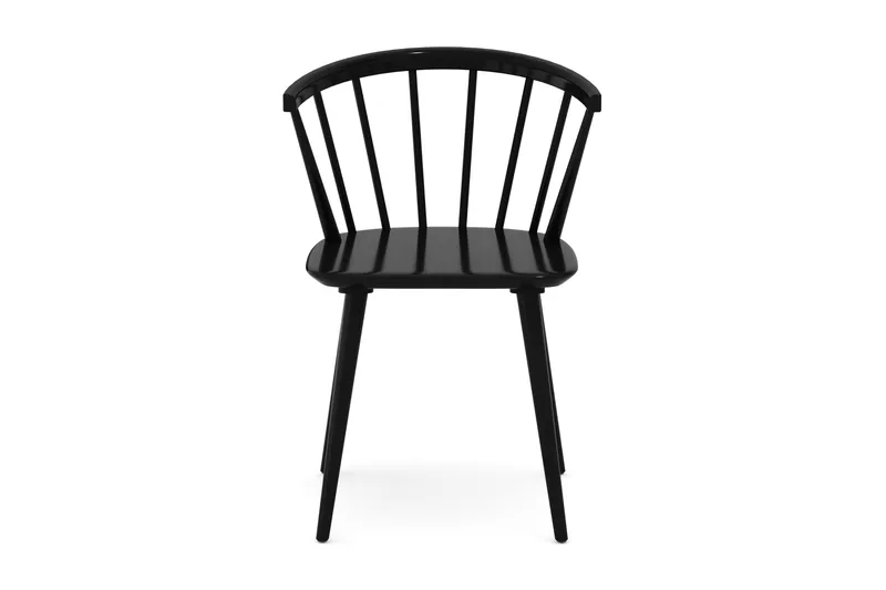 Tyrö Karmstol & matstol i massiv trä - Svart - Möbler - Fåtölj & stolar - Matstol & köksstol