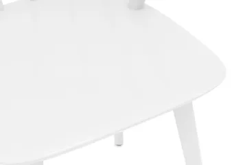 Tyrö Karmstol & matstol i massiv trä - Vit - Möbler - Fåtölj & stolar - Matstol & köksstol