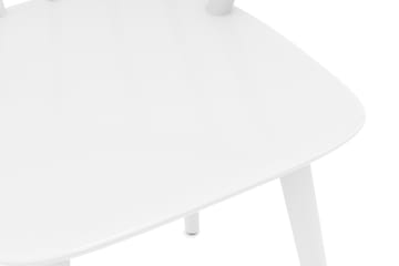 Tyrö Karmstol & matstol i massiv trä - Vit - Möbler - Fåtölj & stolar - Matstol & köksstol