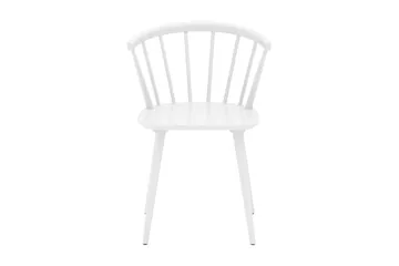 Tyrö Karmstol & matstol i massiv trä - Vit - Möbler - Fåtölj & stolar - Matstol & köksstol