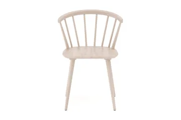 Tyrö Karmstol & matstol i massiv trä - Whitewash - Möbler - Fåtölj & stolar - Matstol & köksstol