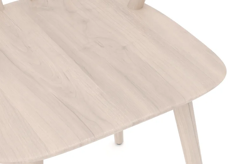 Tyrö Karmstol & matstol i massiv trä - Whitewash - Möbler - Fåtölj & stolar - Matstol & köksstol