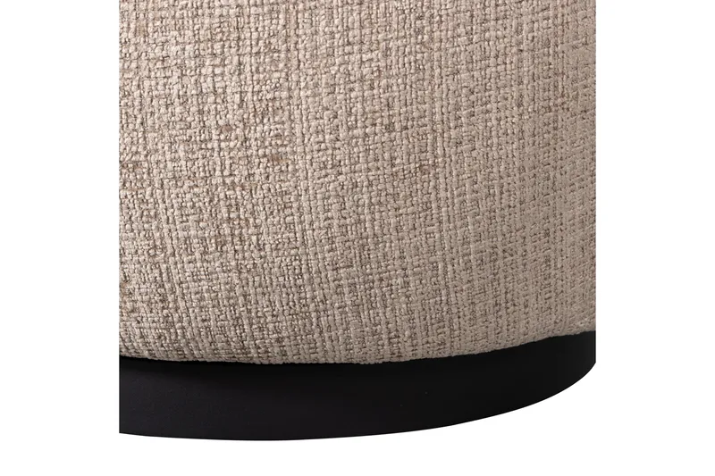 Ullig Modern Rund Snurrfåtölj i Chenille - Beige - Möbler - Fåtölj & stolar - Fåtölj