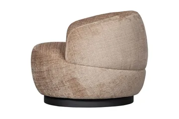 Ullig Modern Rund Snurrfåtölj i Chenille - Beige - Möbler - Fåtölj & stolar - Fåtölj