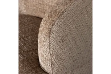 Ullig Modern Rund Snurrfåtölj i Chenille - Beige - Möbler - Fåtölj & stolar - Fåtölj