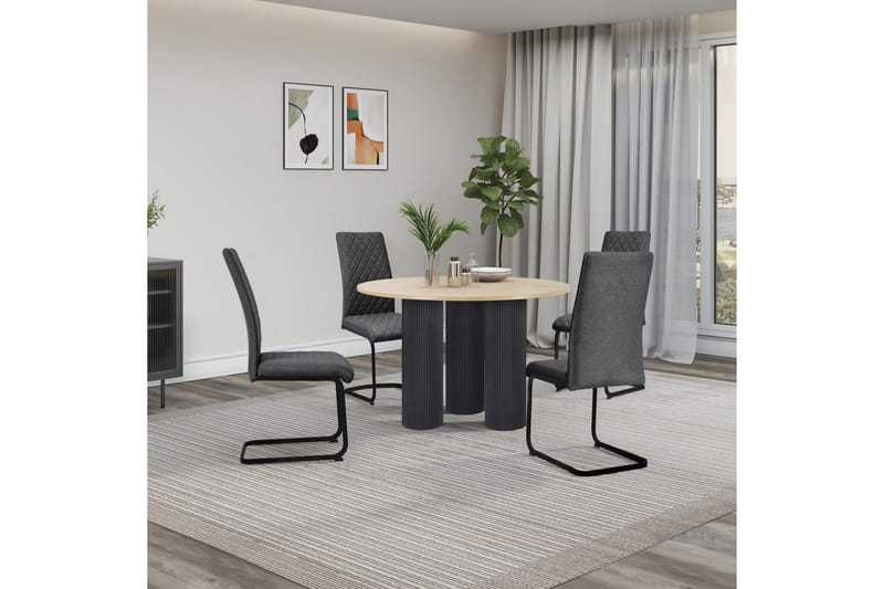 Valbourg Matstol - Grå - Möbler - Fåtölj & stolar - Matstol & köksstol