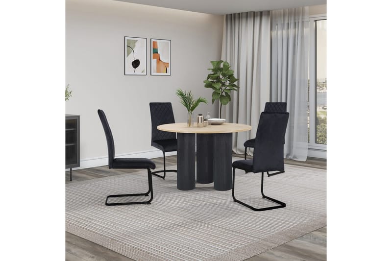 Valbourg Matstol - Svart - Möbler - Fåtölj & stolar - Matstol & köksstol