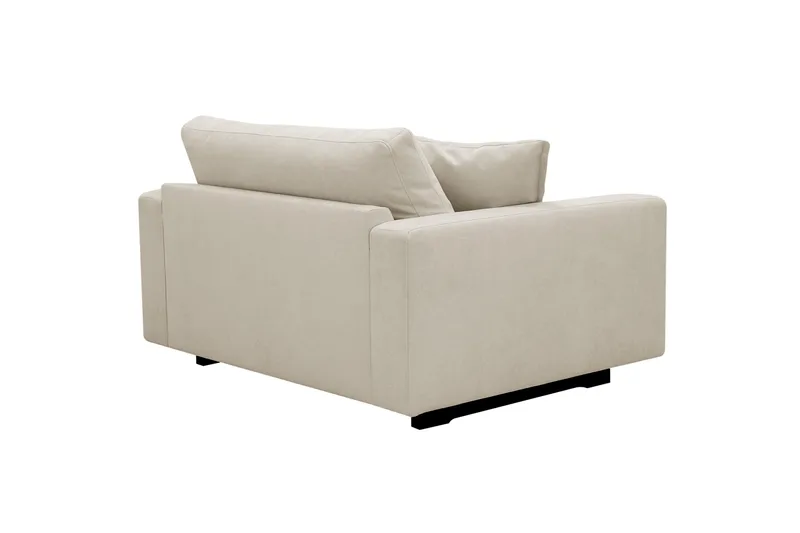 Valencia Extra Djup Fåtölj i Chenille - Beige - Möbler - Fåtölj & stolar - Fåtölj