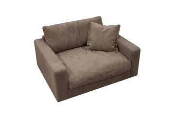 Valencia Extra Djup Fåtölj i Chenille - Mörkbrun - Möbler - Fåtölj & stolar - Fåtölj