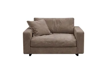 Valencia Extra Djup Fåtölj i Chenille - Mörkbrun - Möbler - Fåtölj & stolar - Fåtölj