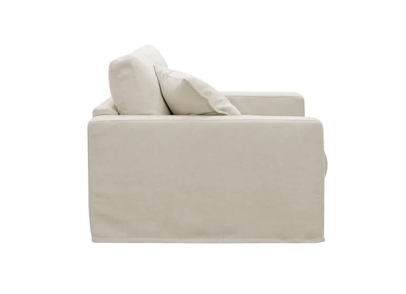 Valencia Extra Djup Fåtölj med avtagbar och tvättbar klädsel - Beige - Möbler - Fåtölj & stolar - Fåtölj