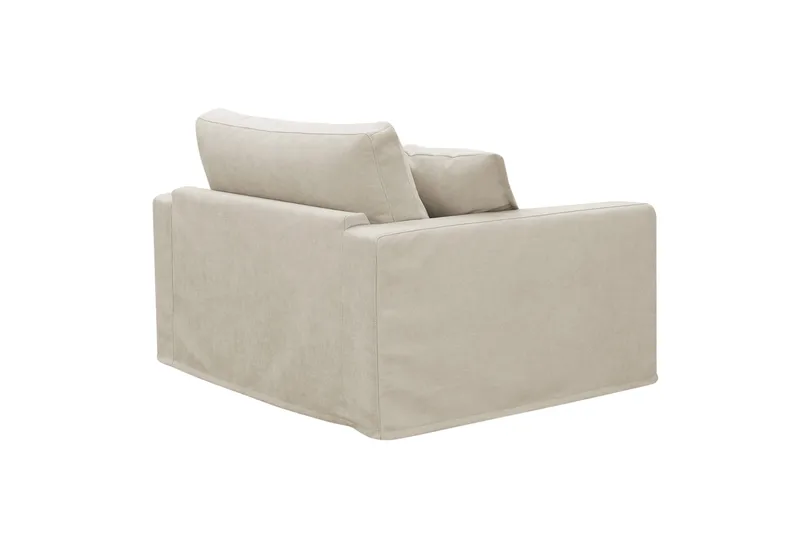 Valencia Extra Djup Fåtölj med avtagbar och tvättbar klädsel - Beige - Möbler - Fåtölj & stolar - Fåtölj