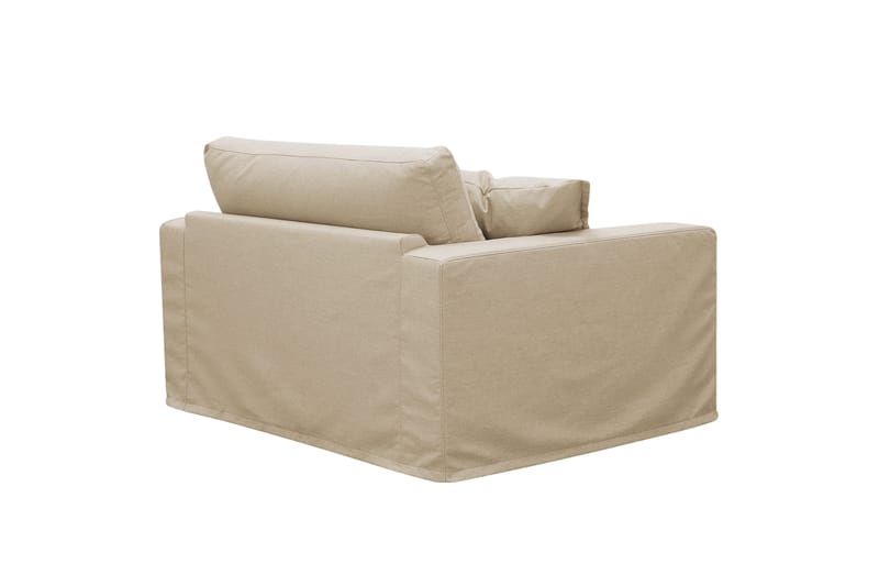 Valencia Extra Djup Fåtölj med avtagbar och tvättbar klädsel - Beige - Möbler - Fåtölj & stolar - Fåtölj